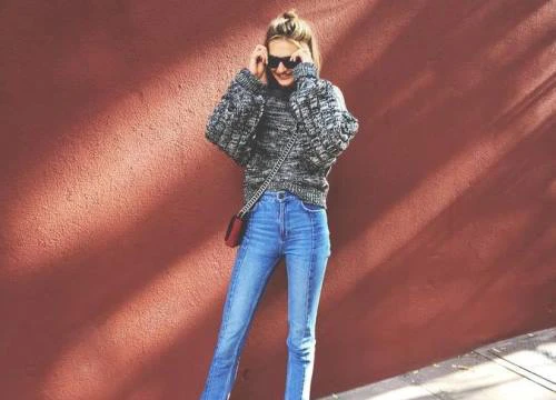 Thiên thần nội y Sanne Vloet diện quần jeans 'sexy hết phần người khác'