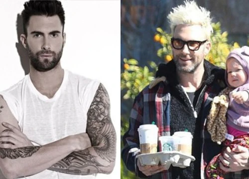 Lên chức bố, Adam Levine từ quý ông quyến rũ nhất thế giới bỗng tàn phai nhan sắc khó nhận ra