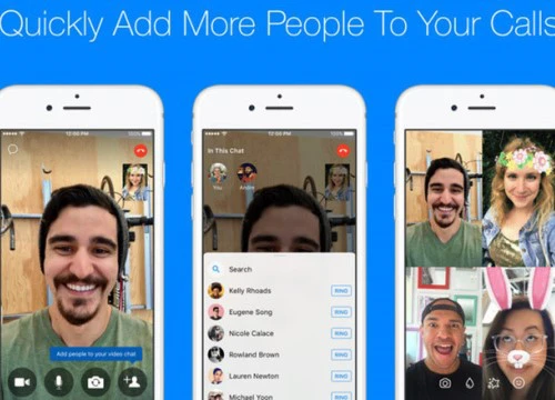 Facebook cập nhật Messenger giúp cuộc gọi nhóm dễ dàng hơn