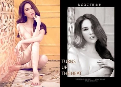 Ngọc Trinh tiếp tục 'gây sốt' khi tung thêm ảnh nude vừa chụp đầu năm mới