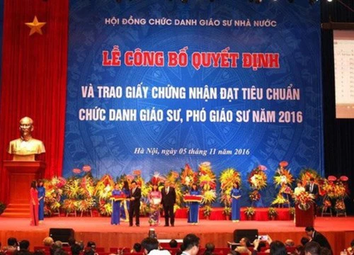 Chỉ phát hiện 1 ứng viên PGS không đạt chuẩn, 93 ứng viên kia ở đâu?