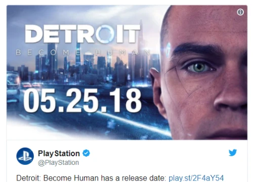 Detroit: Become Human, tựa game nói về người máy nổi dậy chống lại con người sẽ chính thức ra mắt trong tháng 5 tới