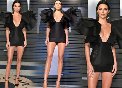 Khoảnh khắc đỉnh cao của Kendall: Body nuột nà đẹp tựa thần Vệ Nữ tại tiệc hậu Oscar 2018