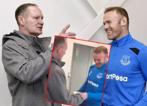 'Siêu quậy' Gascoigne gặp lại Rooney, tái hiện hành động thưởng tiền