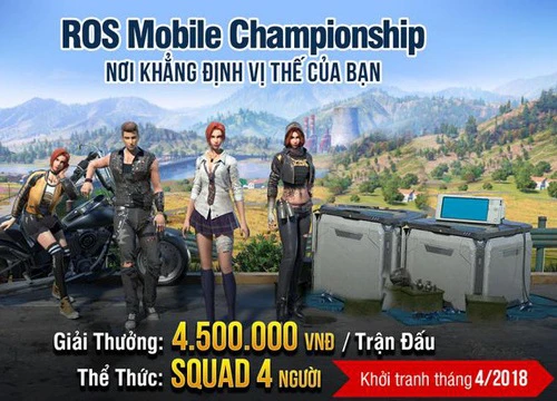 Cáo Cyber, ABCT36 Gaming tổ chức ROS Mobile Championship khởi tranh tháng 4 này