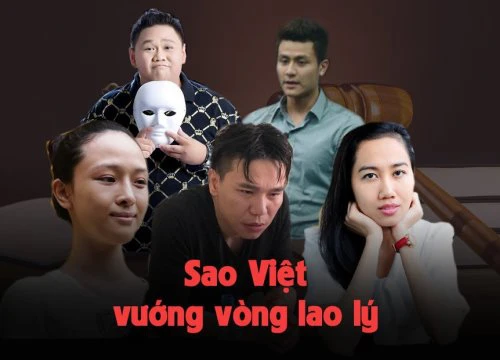 Sao Việt gây rúng động vì vướng vòng lao lý, tù tội