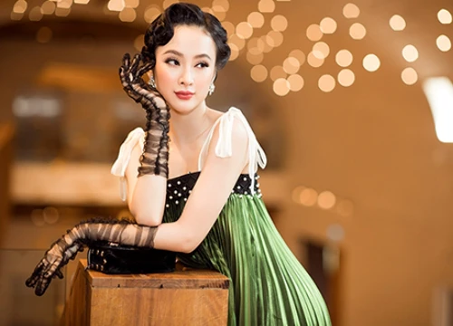 Angela Phương Trinh hóa quý cô vintage, làm tóc cầu kỳ đi sự kiện