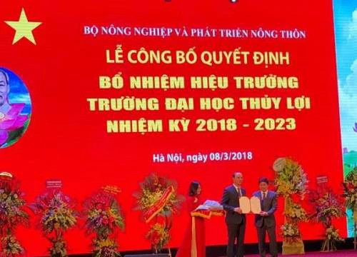 Đại học Thủy lợi có hiệu trưởng mới