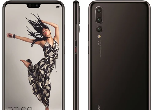 Lộ ảnh Huawei P20 Pro với màn hình tai thỏ, 3 camera