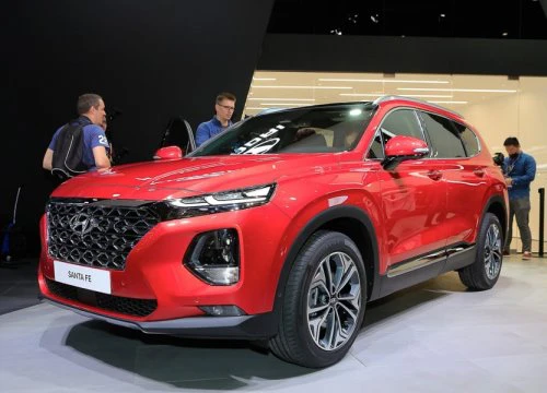 Ngắm Hyundai Santa Fe 2019 chạy điện tương lai sẽ về Việt Nam