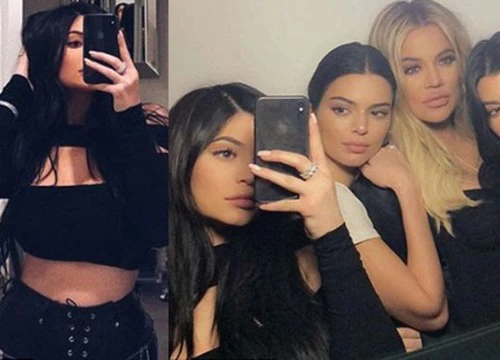 Sinh con được 1 tháng, Kylie Jenner đã tự tin khoe eo thon, sắc vóc quyến rũ bên các chị em Kardashian