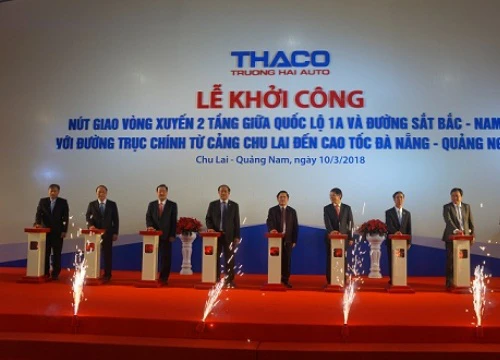 Thaco đầu tư 600 tỷ xây nút giao thông vòng xuyến 2 tầng dọc QL1A