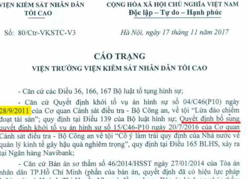 Xử cựu lãnh đạo NaviBank: "Siêu tốc" khởi tố điều tra trong 11 ngày