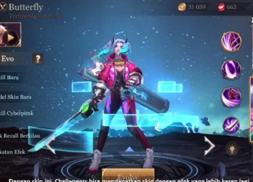 Liên Quân Mobile: Server Indonesia tặng miễn phí đá tiến hóa Butterfly cho game thủ