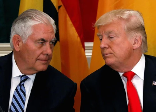 Tổng thống Trump thừa nhận mâu thuẫn với Ngoại trưởng Tillerson