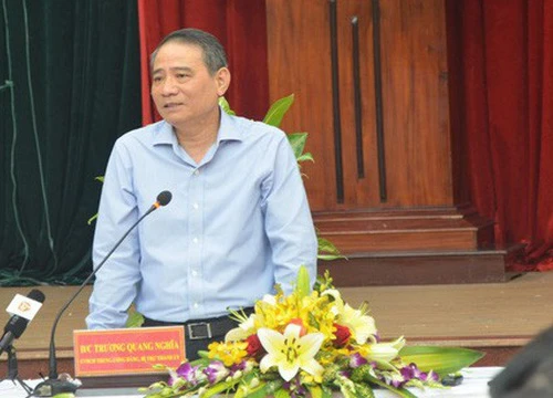 Bí thư Trương Quang Nghĩa: "Một số quan chức đứng đằng sau cò đất"