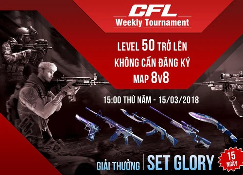 Cộng đồng xạ thủ bùng cháy với CFL Weekly Tournament