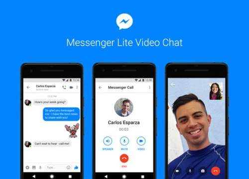 Messenger Lite trên smartphone Android đã hỗ trợ gọi video