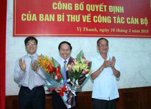 Thứ trưởng Bộ Tư pháp giữ chức Phó Bí thư Tỉnh uỷ Hậu Giang