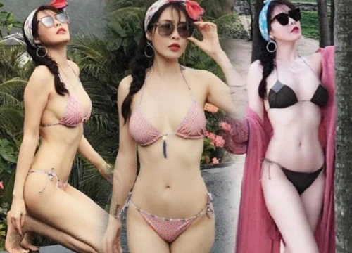 Cùng mặc bikini 'nóng rẫy', bộ ba bóng hồng trong đời danh hài đào hoa Trường Giang ai quyến rũ hơn?