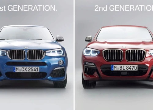 So sánh sự khác biệt của hai thế hệ BMW X4