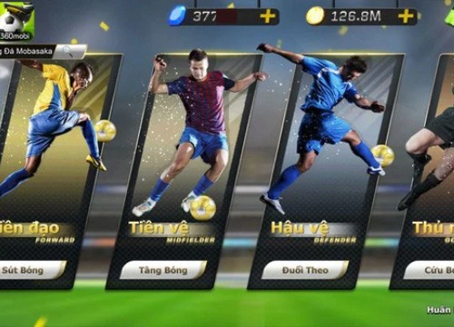 Trải nghiệm 360mobi NgôiSao Bóng Đá Mobakasa - Game quản lý bóng đá đồ họa đẹp chân thực