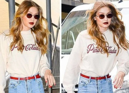 Bị chụp ảnh ở góc xấu khiến chân ngắn đi, Gigi Hadid vẫn xinh đẹp lung linh như búp bê