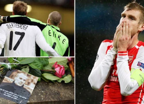 Mertesacker suýt treo giày sau cái chết của Enke