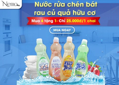 Bộ đôi nước giặt Hàn Quốc và nước rửa bát Nhật Bản giúp việc nhà trở nên dễ dàng