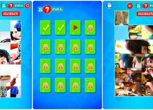 Cartoon Puzzle Sliding - Game Việt cho bạn sống lại trò chơi "xếp hình" tuổi thơ ngay trên smartphone