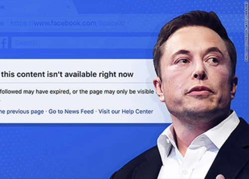 Elon Musk thẳng tay xóa tài khoản Facebook Tesla và SpaceX