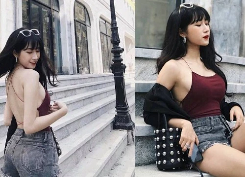 "Bỏng mắt" trước thân hình siêu sexy của 9x xinh đẹp Hà Thành