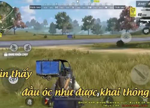 Cáo Cyber mách nước lên top 1 trong cuộc chiến Rules of Survival mobile