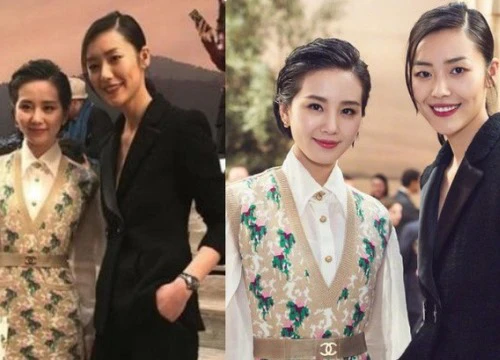 Thấp hơn Liu Wen gần 15cm, Lưu Thi Thi vẫn không hề kém cạnh nhờ thần thái sang chảnh