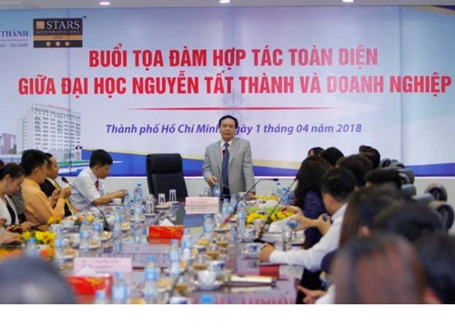 Trường ĐH Nguyễn Tất Thành hợp tác toàn diện với 80 doanh nghiệp