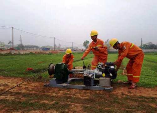 EVNNPC diễn tập chủ động ứng phó với bão cấp 10