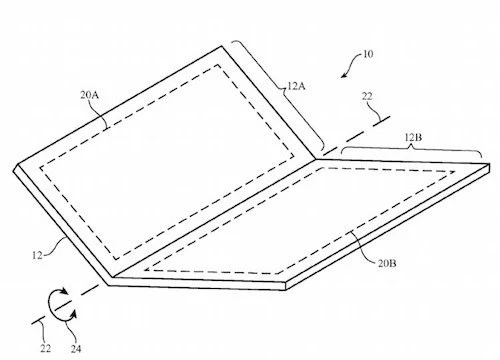 iPhone màn hình cong sẽ có hai chế độ gập