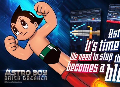 Astro Boy: Brick Breaker - Điều khiển chiến binh robot siêu phàm "phá gạch" cứu thế giới