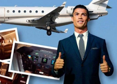 Cho thuê máy bay riêng, CR7 kiếm bạc triệu trong năm qua