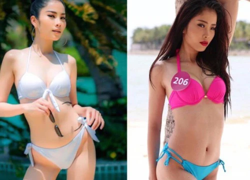 Đọ độ nóng bỏng trong trang phục bikini của chị em sinh đôi Nam Anh, Nam Em