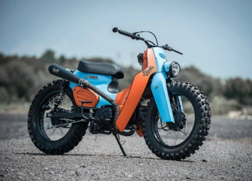 Quá mê 2018 Honda Super Cub bản độ scrambler