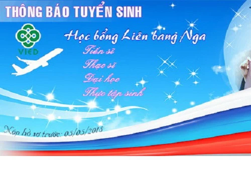 Bộ GD&ĐT tuyển sinh đi học tại Liên bang Nga năm 2018