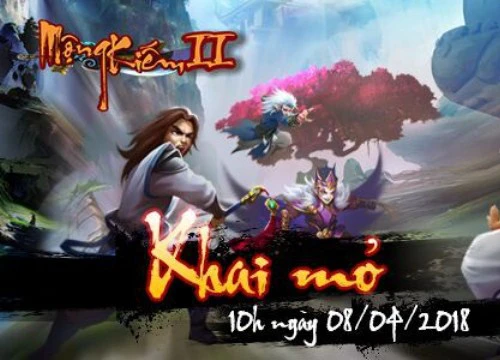 Game mới Mộng Kiếm 2 chính thức mở cửa đón game thủ vào 10h ngày 08/04