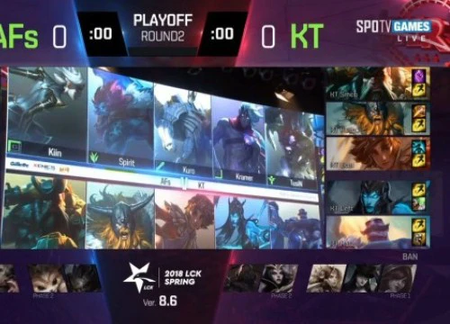 LMHT: &#8220;Đấng&#8221; Yasuo bất ngờ xuất hiện trong playoff LCK Mùa Xuân 2018, giúp Afreeca chém nát KT Rolster