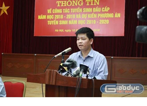 Sẽ có đề thi minh họa "bài thi tổ hợp tuyển sinh lớp 10" vào tháng 9/2018