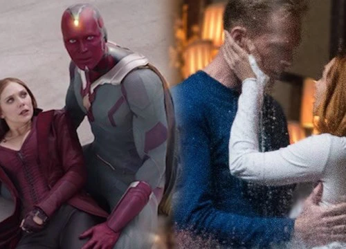 Vision và Scarlet Witch tình chàng ý thiếp mặc mưa gió bão bùng trong 'Avengers: Infinity War'