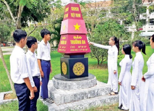 Chương trình GD luôn chú trọng đến chủ quyền biển đảo quê hương