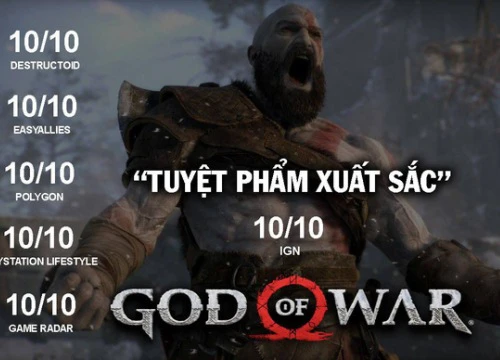 Game thủ Việt đang phát cuồng vì "bảng điểm toàn 10" của God of War 2018