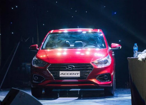 Hyundai Accent 2018 ra mắt, giá từ 425 triệu đồng