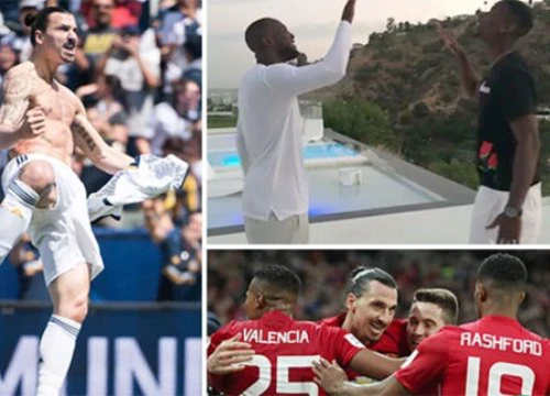 Ibrahimovic mời đồng đội cũ ở MU đến Los Angeles 'đập phá'